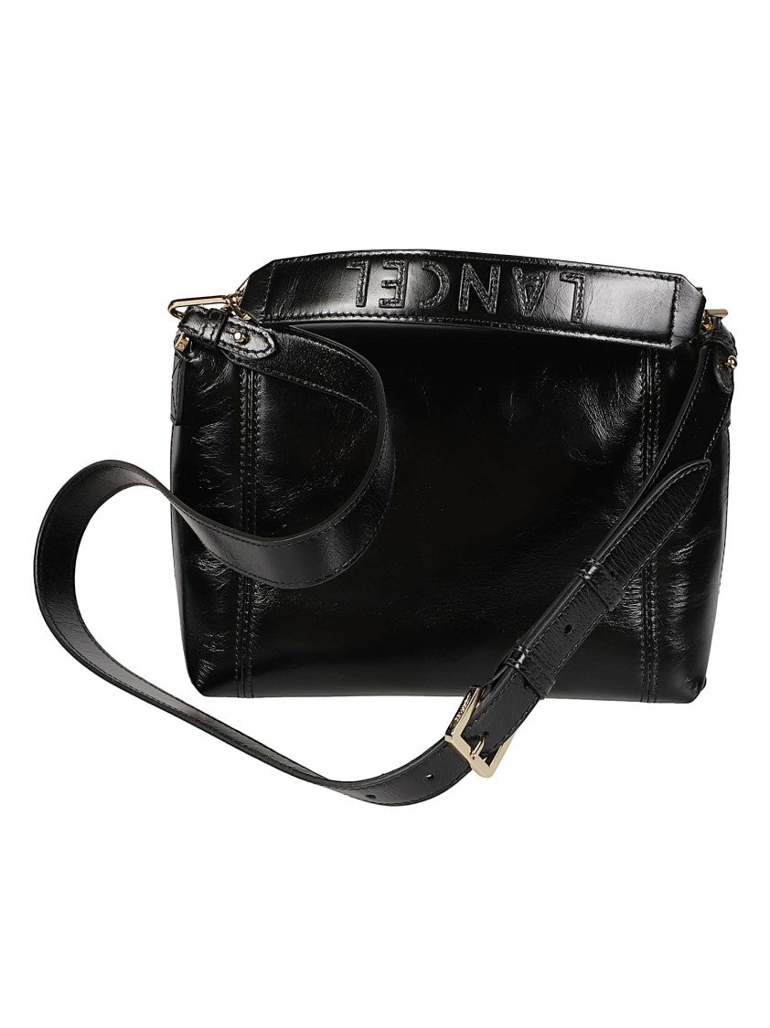 Lancel Ninon Soft Medium Flap Leather Shoulder Bag