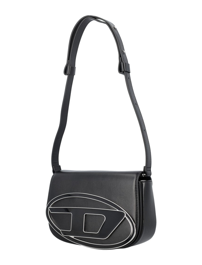Diesel 1 Dr M Structured Black Shoulder Bag