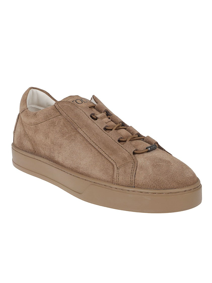 Tod's Low-Profile Calfskin Leather Sneakers