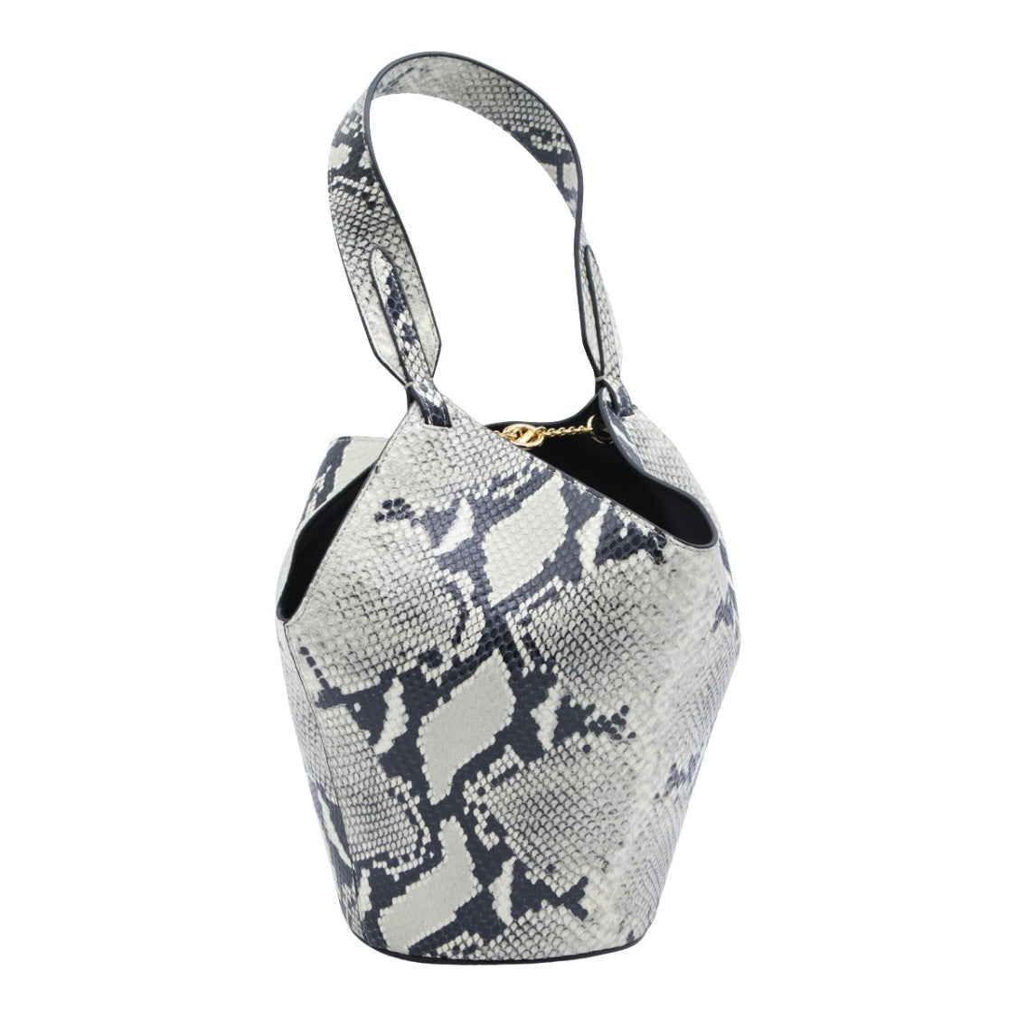 Khaite Snakeskin Pattern Bucket Bag