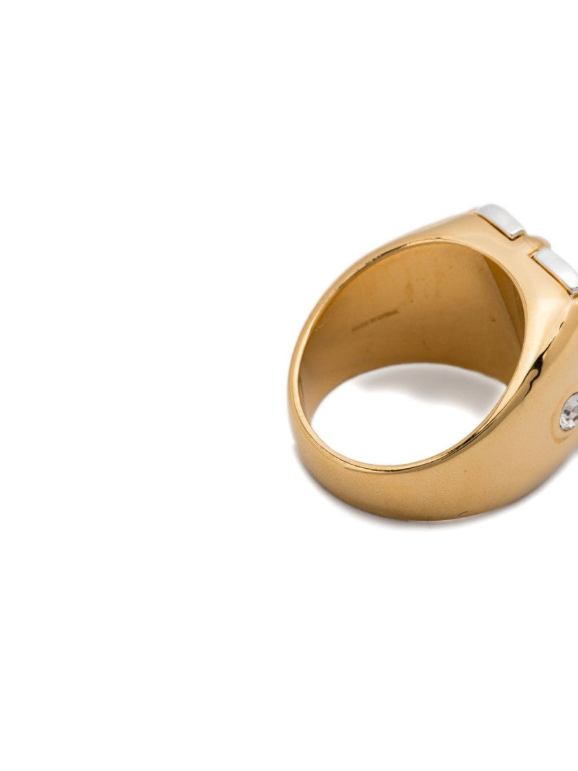 Casablanca Gold And Silver Statement Ring