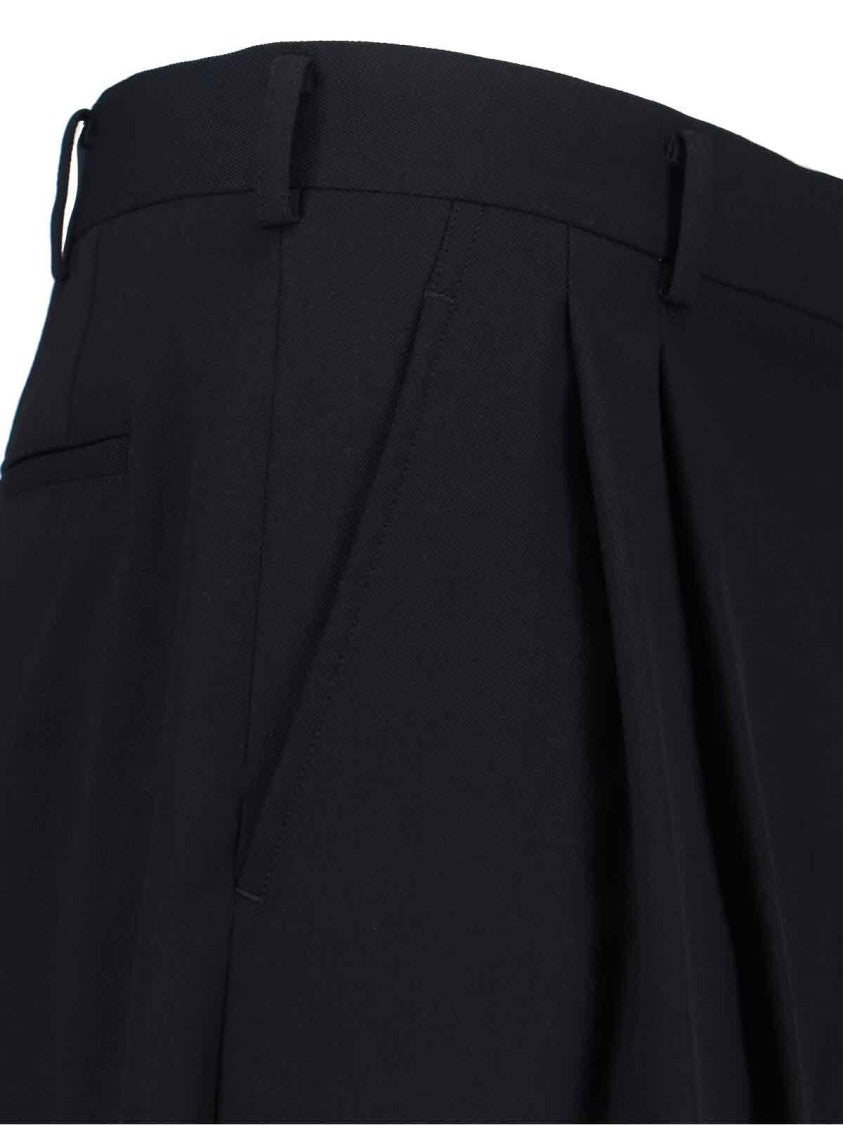 Comme Des Garçons Wool Shorts – Black