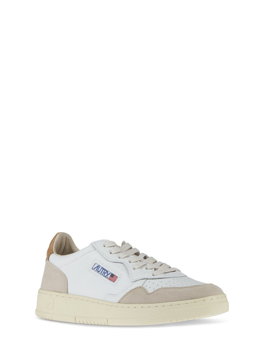 Autry Low-Top Sneakers With Suede Overlays