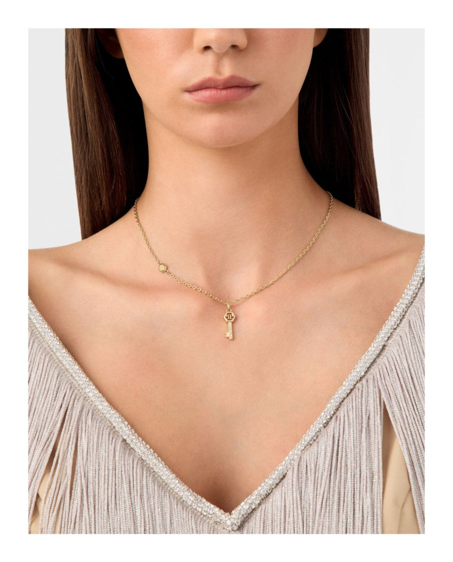 Philipp Plein Plein Valentine Cable Chain Necklace