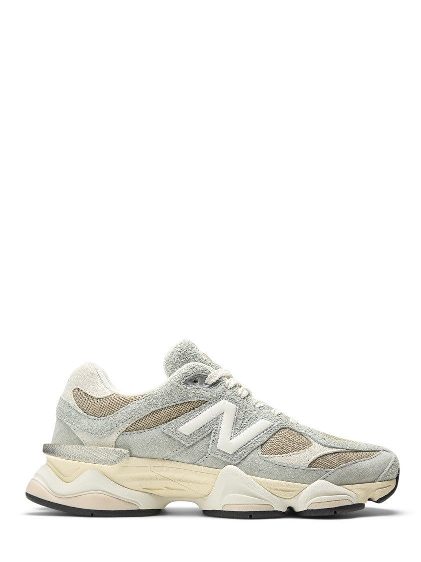 New Balance Layered Vintage Suede And Mesh Sneakers