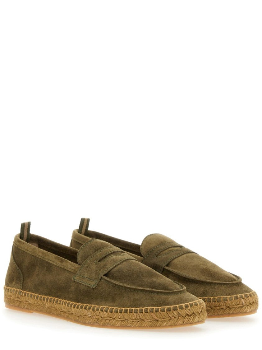 Castaner Brown Nacho Suede Jute Loafers