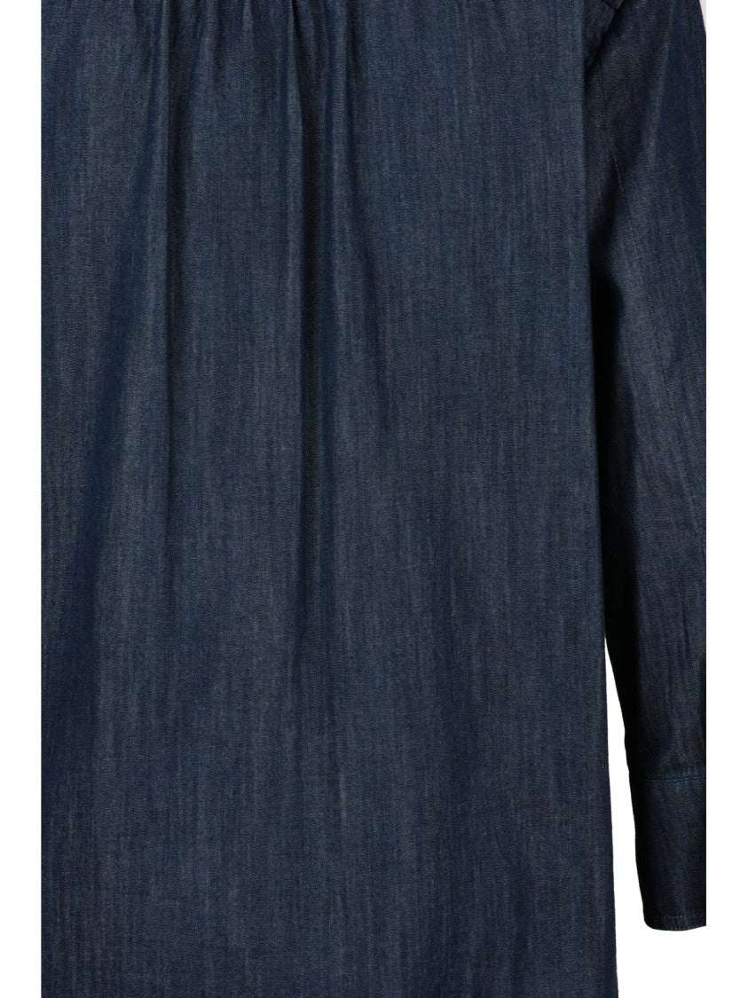 Max Mara Relaxed-Fit Cotton Ellen Shirt With Concealed Button Placket