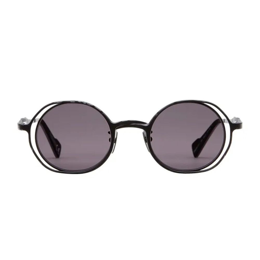 Kuboraum Mask H11 Round Sculpted Metal Sunglasses
