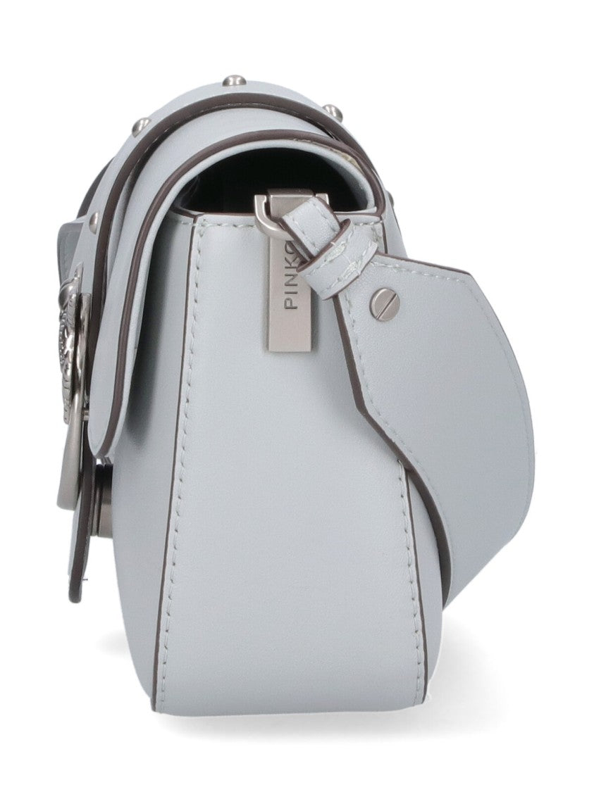 Pinko Medium Grey Handbag With Structured Silhouette