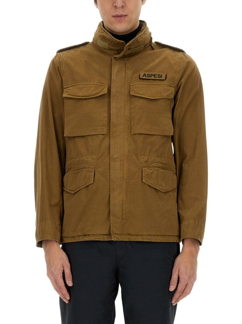Aspesi Military-Inspired Jacket With Logo