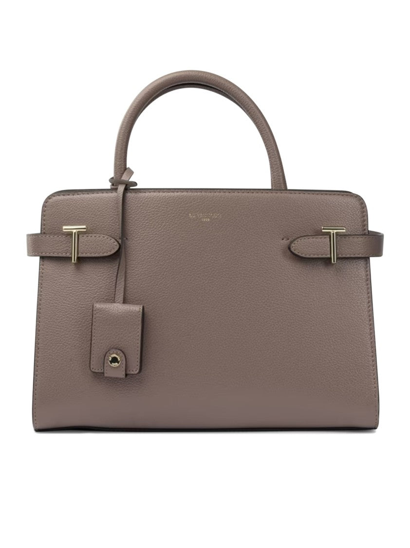 Le Tanneur Gray Leather Handbag