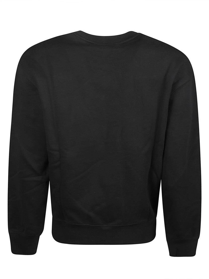 Maison Kitsuné Crew Neck Organic Cotton Sweatshirt