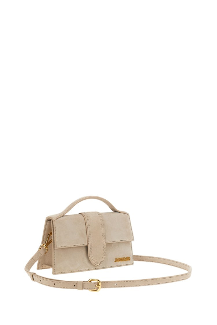 Jacquemus Beige Le Grand Bambino Suede Shoulder Bag