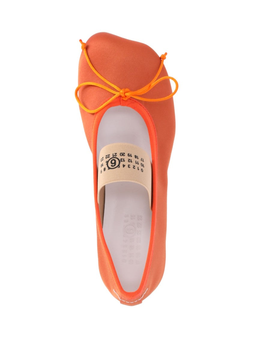 Mm6 By Maison Margiela "Anatomic" Ballerinas – Orange
