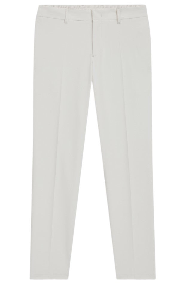Boss Tailored Stretch Fabric Trousers With Hook-And-Eye Closure