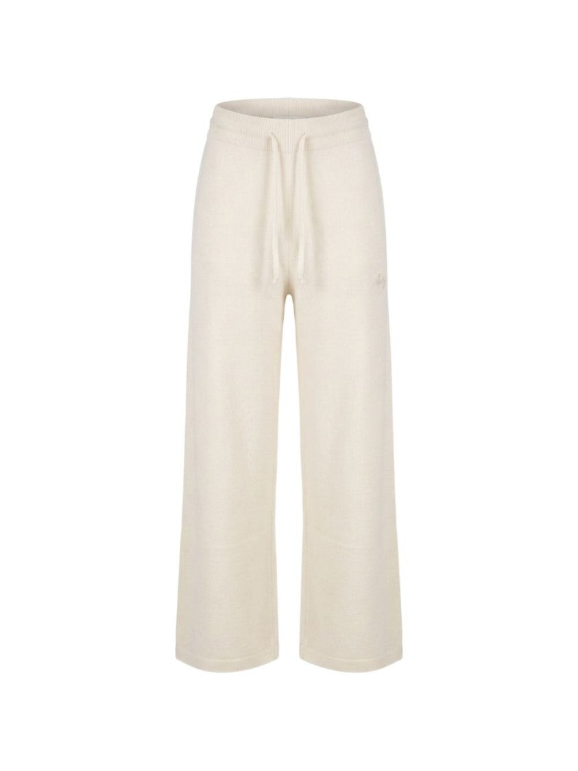 Autry Cropped Wide-Leg Trousers In Soft Wool And Cashmere Blend