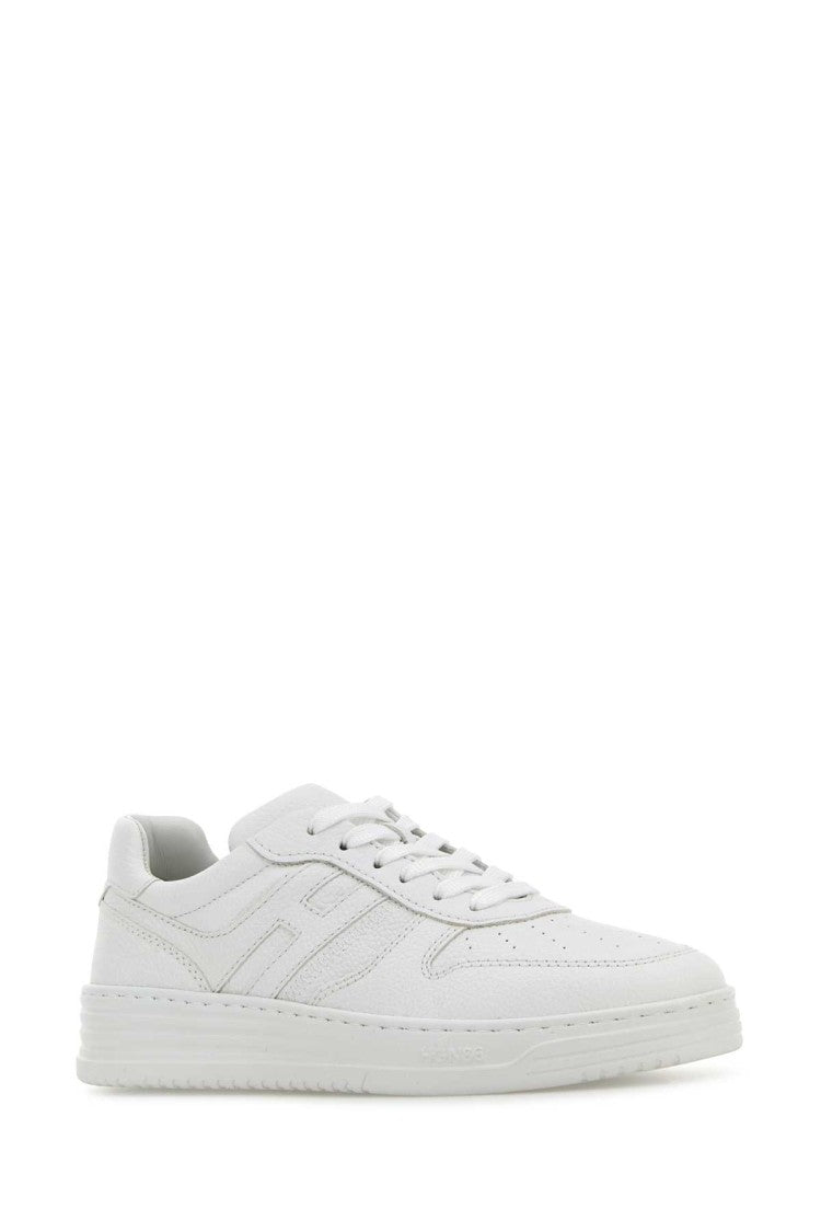 Hogan White Leather H630 Sneakers