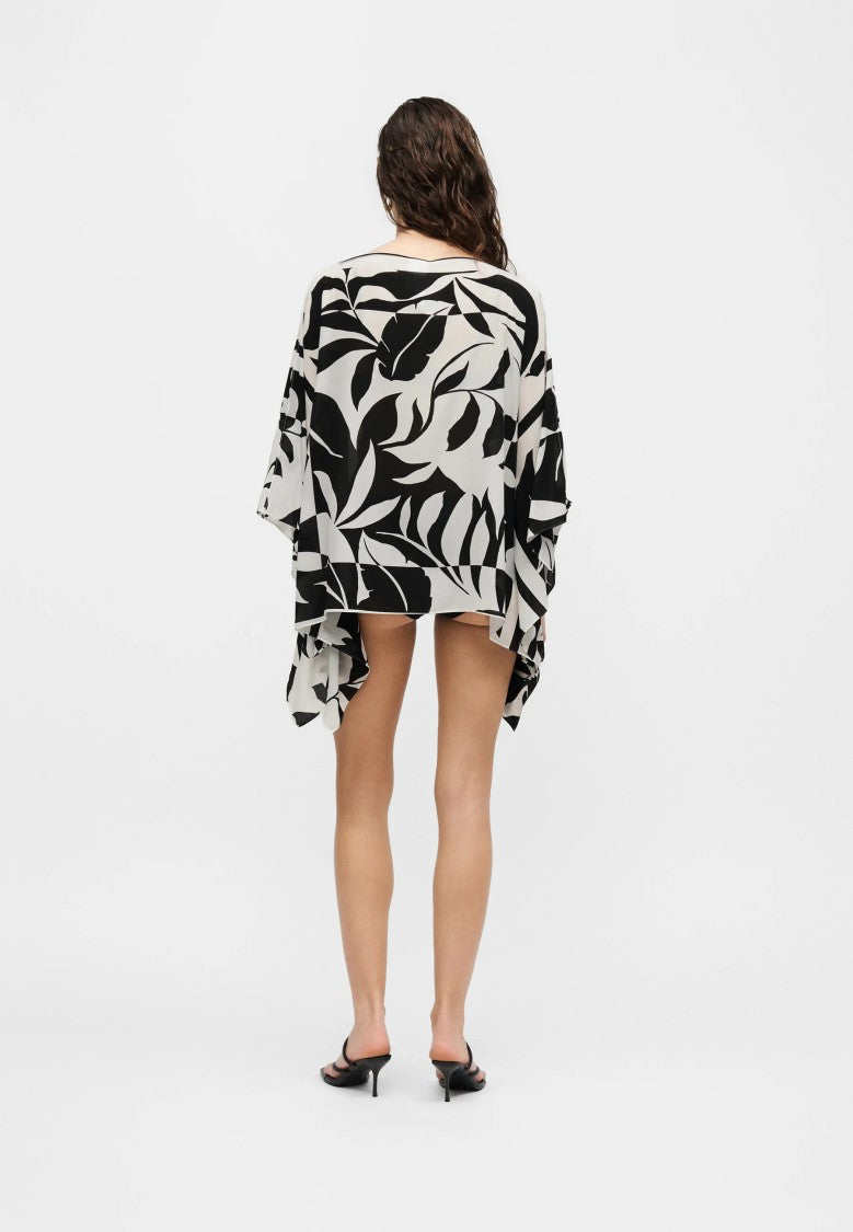 Max Mara Asymmetrical Hem Tunic With Flowing Sleeves