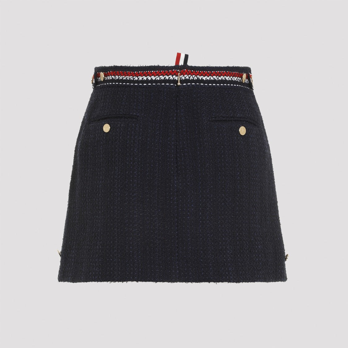 Thom Browne Thigh Length Side Tab Skirt
