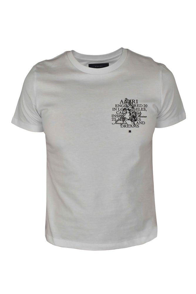 Amiri White Cotton T-Shirt