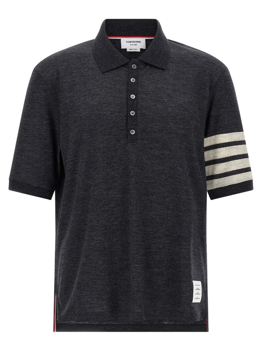 Thom Browne "4Bar" Polo Shirt