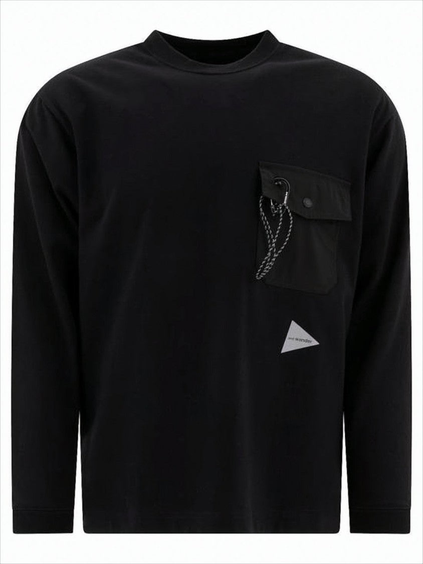 And Wander Relaxed-Fit Long-Sleeved Top With Unique Pocket Detail