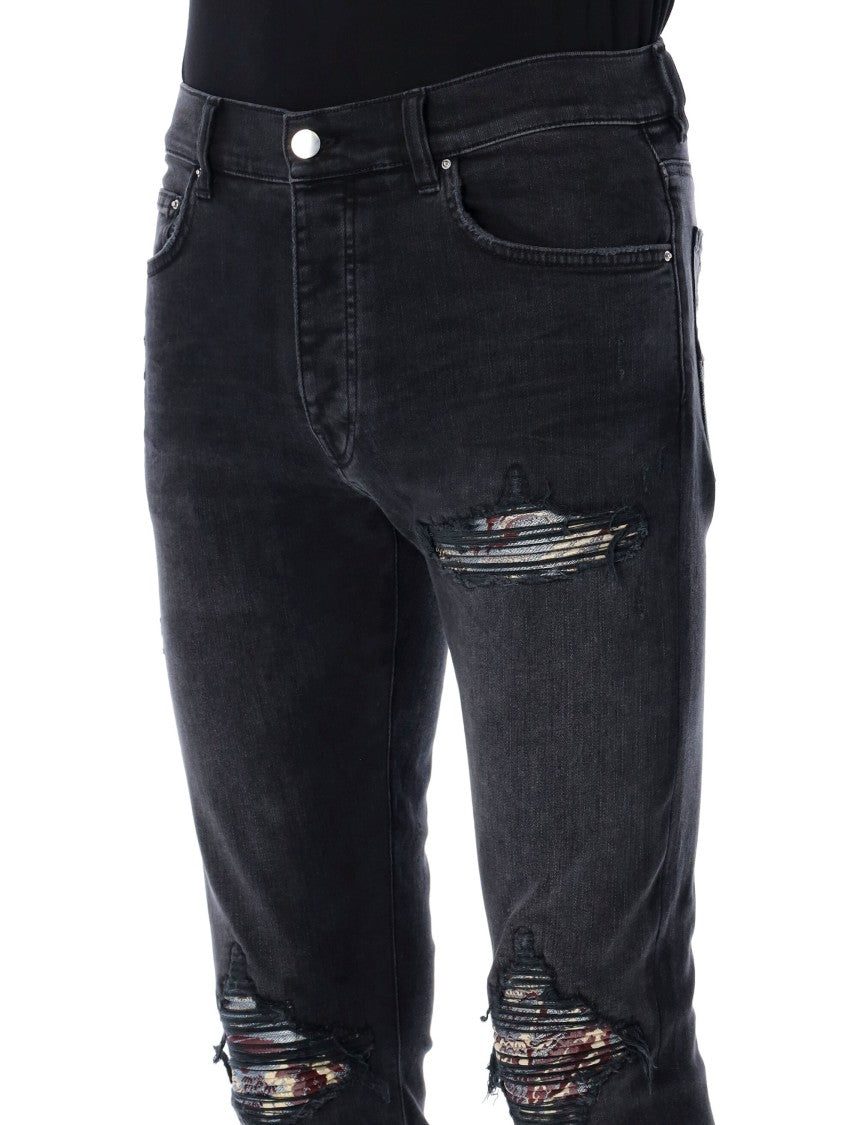 Amiri Black Crane Mx1 Skinny Jeans