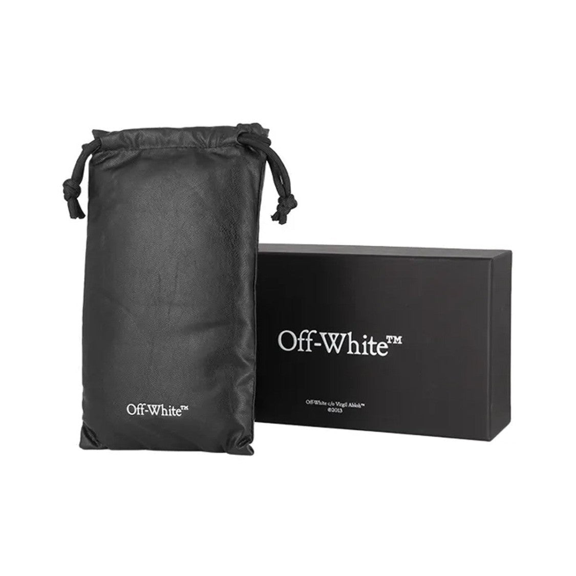Off-White Black Style 7Q Acetate Square Sunglasses