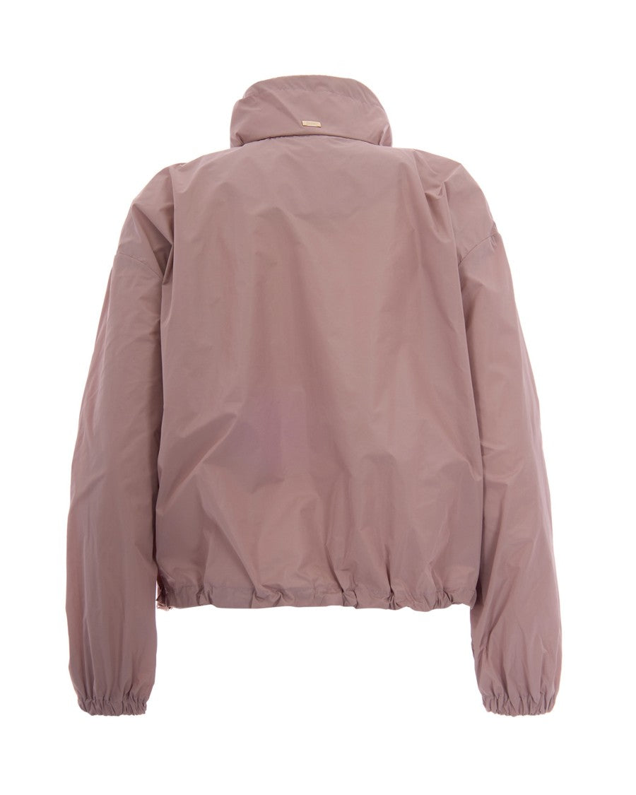 Herno Iridescent Water-Repellent Taffeta Jacket With Drawstring Hem