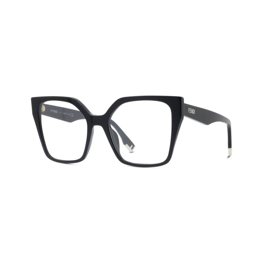 Fendi Fe50002i Oversized Square Frame Eyeglasses
