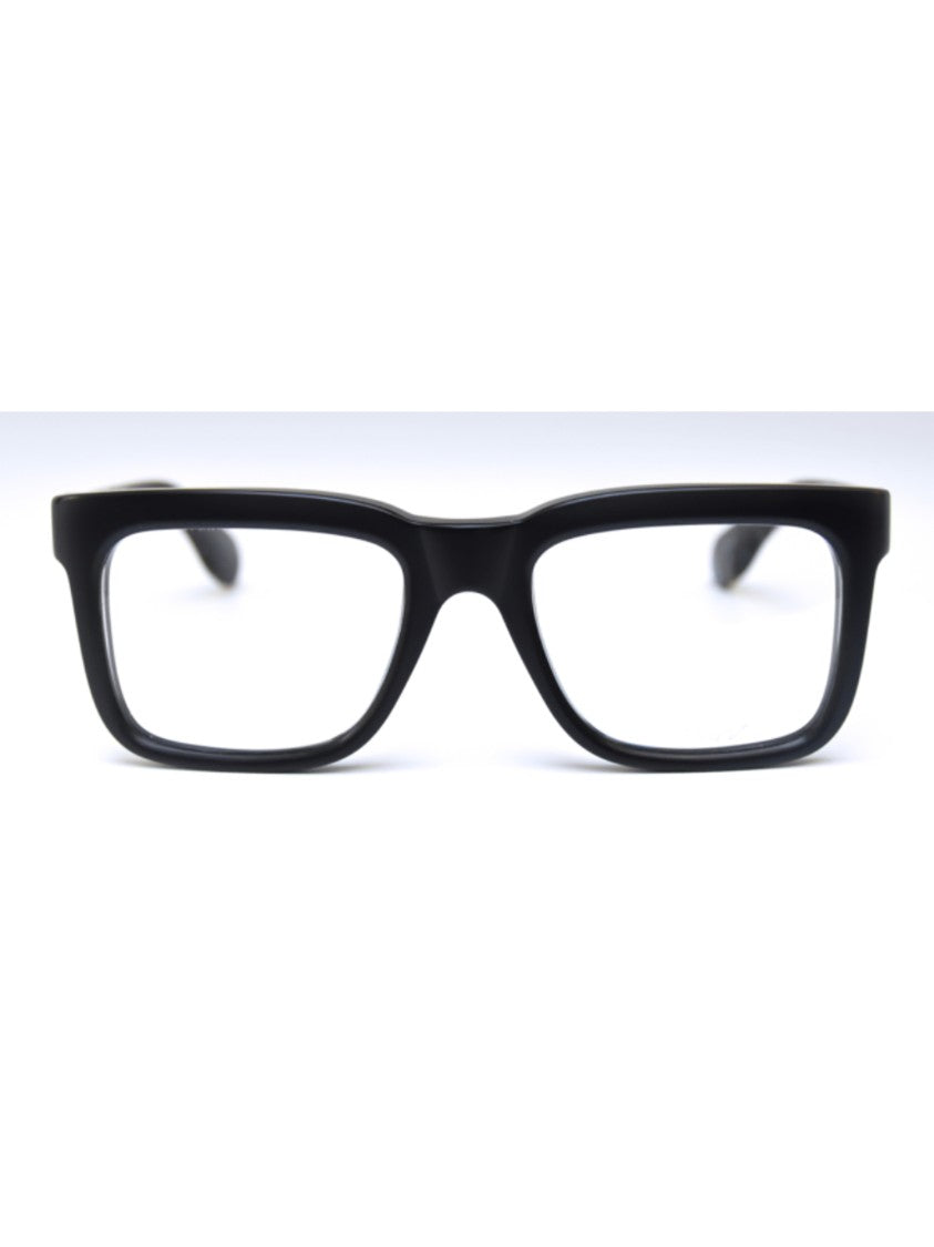 Kiurv Rectangular Black Acetate Optical Frames With Comfortable Fit