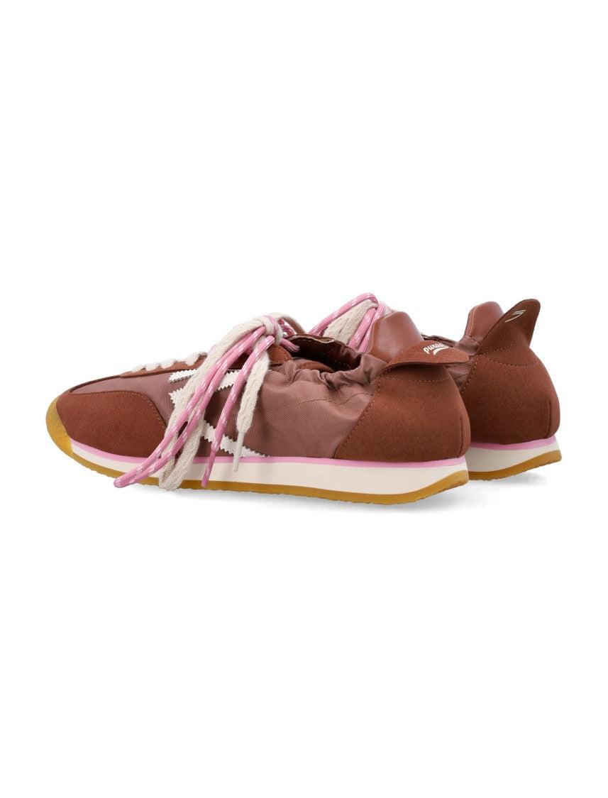 Puraai Vegan Leather Double Lacing Sneakers
