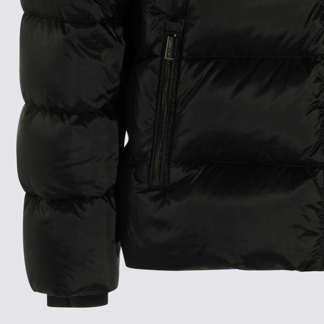 Moorer Quilted Down Jacket With High Collar And Detachable Hood