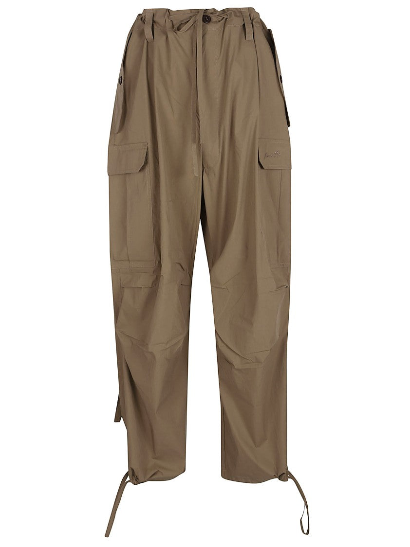Parosh Relaxed-Fit Oversized Trousers