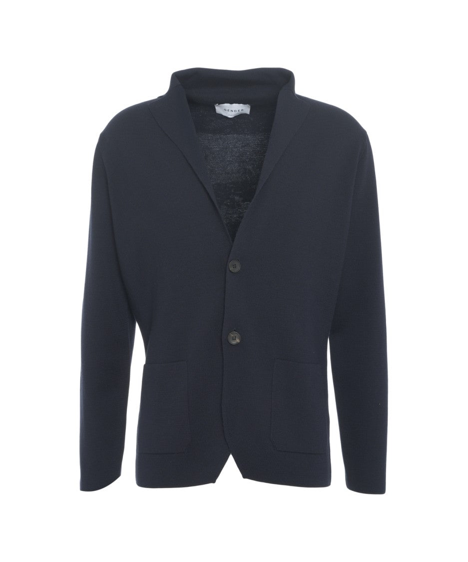 Gender Virgin Wool Cardigan