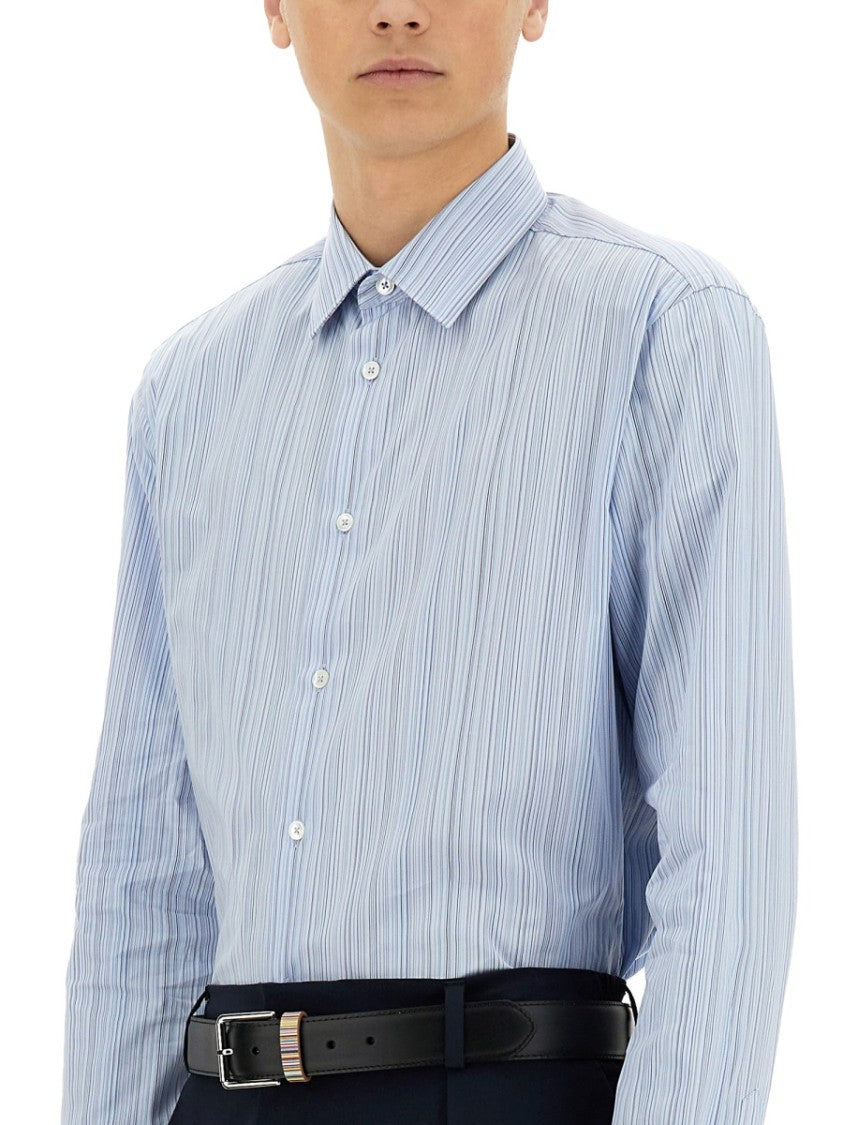 Paul Smith Vertical Stripe Cotton Shirt