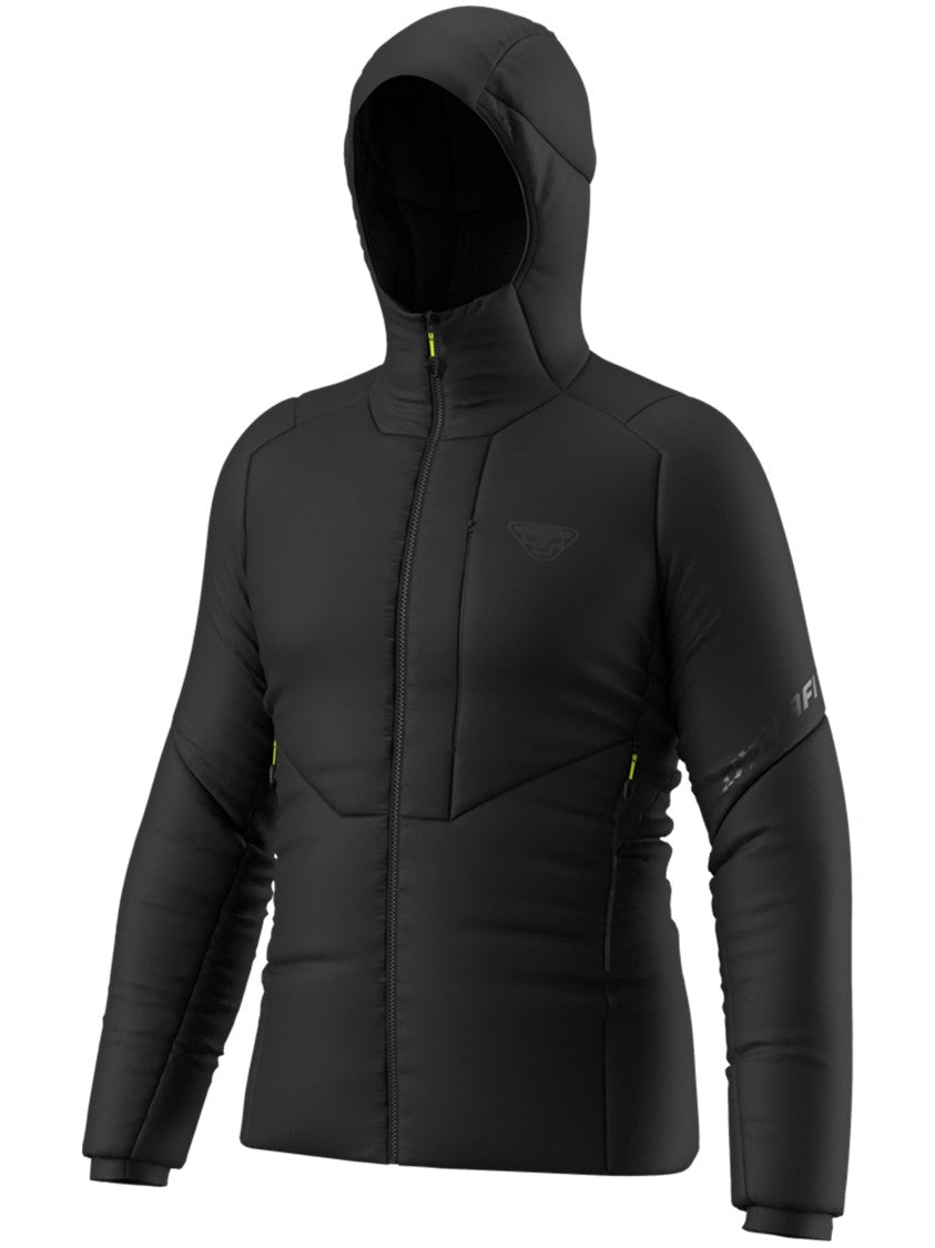 Dynafit Black Blacklight Fitted Panel Hooded Jacket