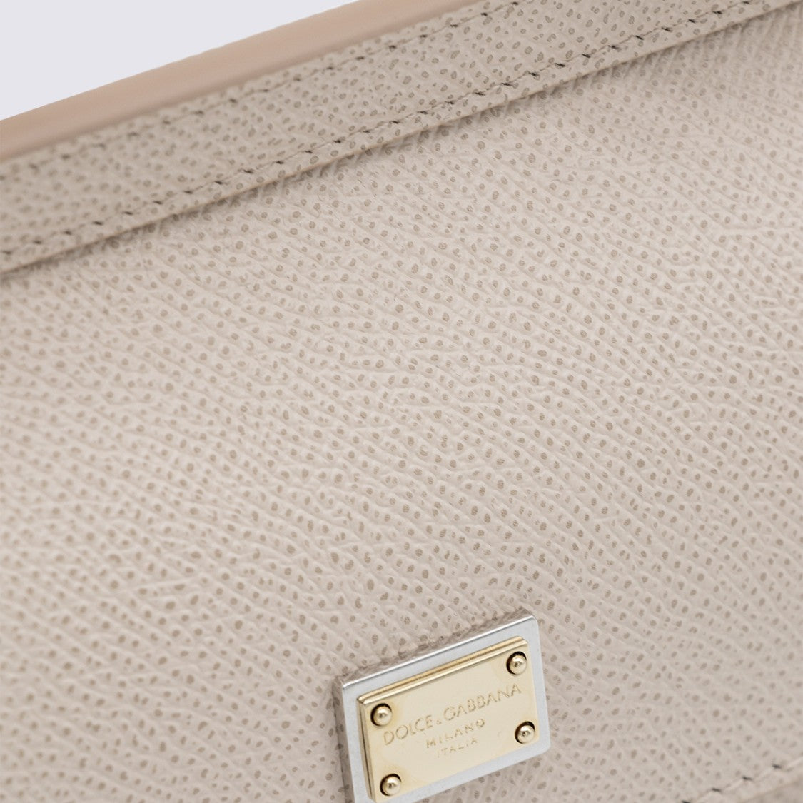 Dolce & Gabbana Structured Handbag With Textured Surface And Detachable Strap