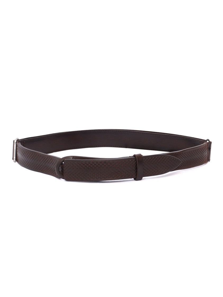 Claudio Orciani Refined Calf Leather Belt With Polished Buckle