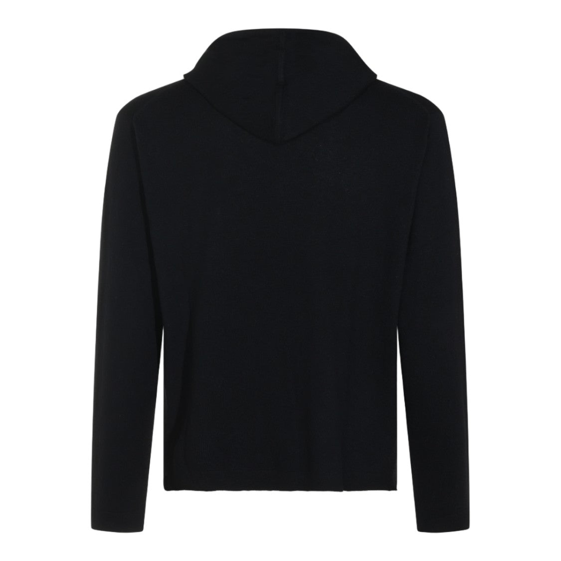 Lisa Yang Minimalist Black Streamlined Hoodie