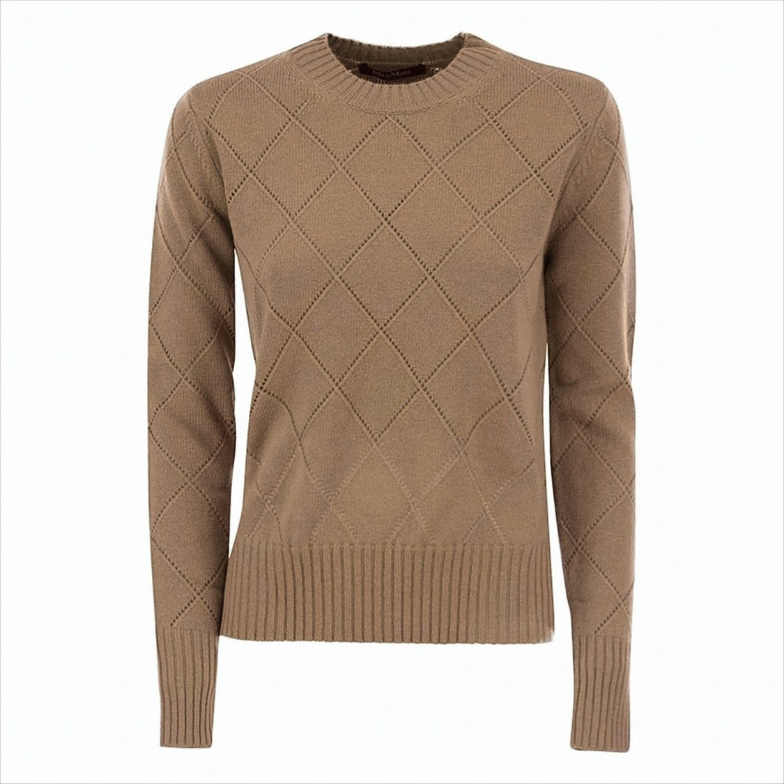 Max Mara Diamond Pattern Knit Sweater
