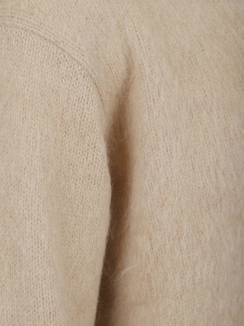 Maison Kitsuné Relaxed Fit Mohair Blend Sweater