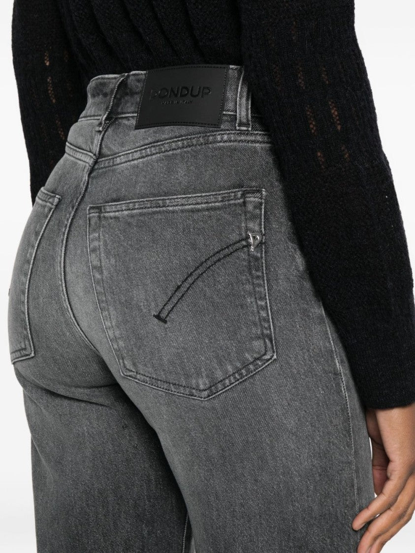 Dondup Straight-Leg Mid-Rise Jeans