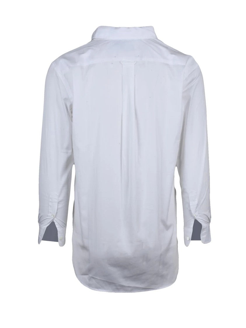 Polo Ralph Lauren White Classic Button-Down Cotton Formal Shirt