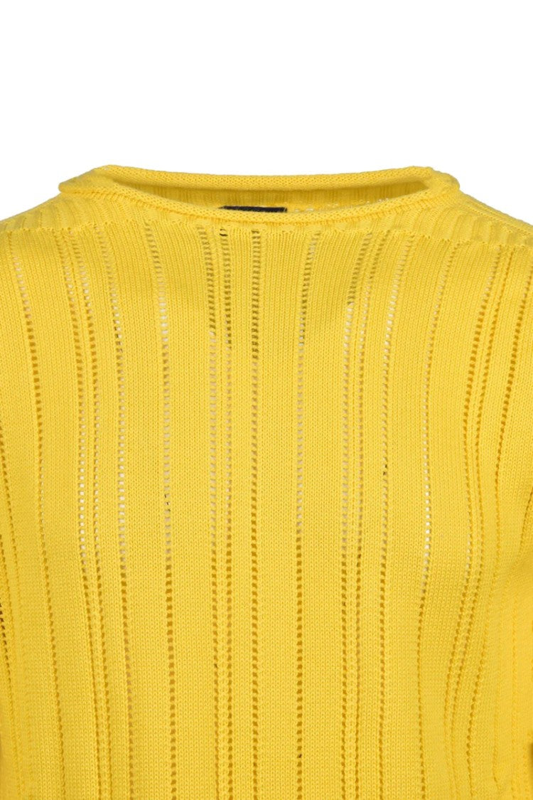 Drumohr Cotton Cashmere Sweater - Yellow