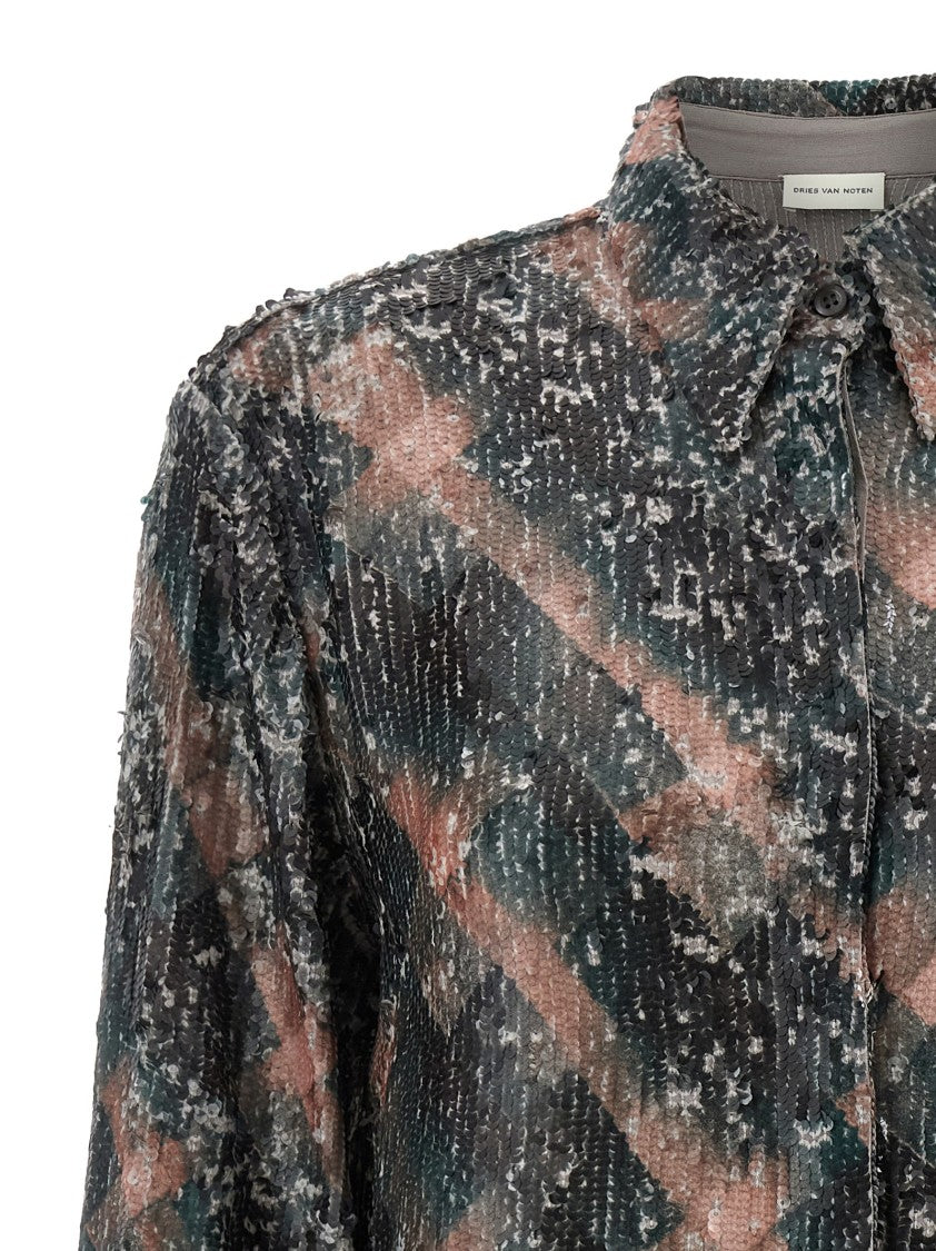 Dries Van Noten Chowy Emb Shirt