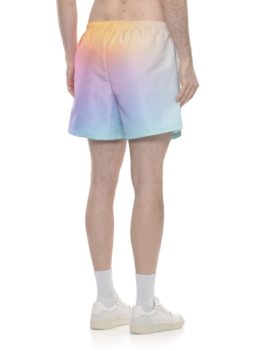 Casablanca Multicolor Gradient Glass Swim Shorts
