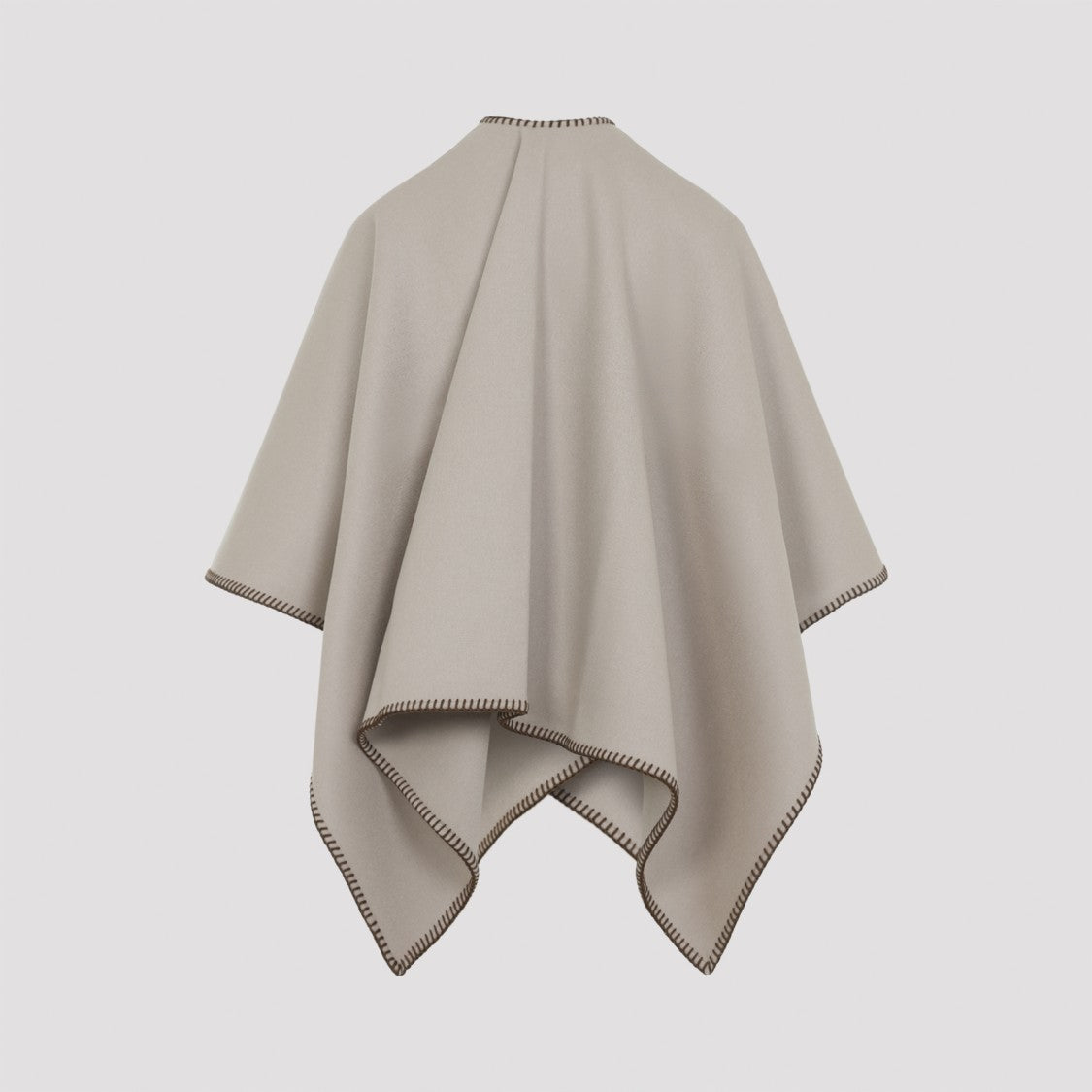 Max Mara Beige Wool Coat With Wrap-Style Front
