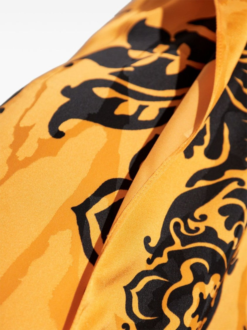 Etro Asymmetrical Longuette Skirt With Floral Print