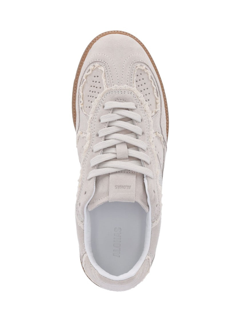 Alohas Cream Tb 490 Suede Crochet Sneakers